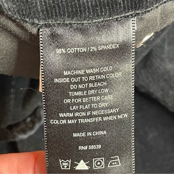 Kut From The Kloth Pants Women's 6 Black Skinny Micro Corduroy Mid-Rise Stretch - Picture 6 of 14